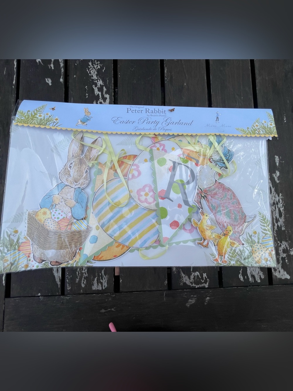 The Meri Meri Beatrice Potter Peter Rabbit Easter Garland/Banner